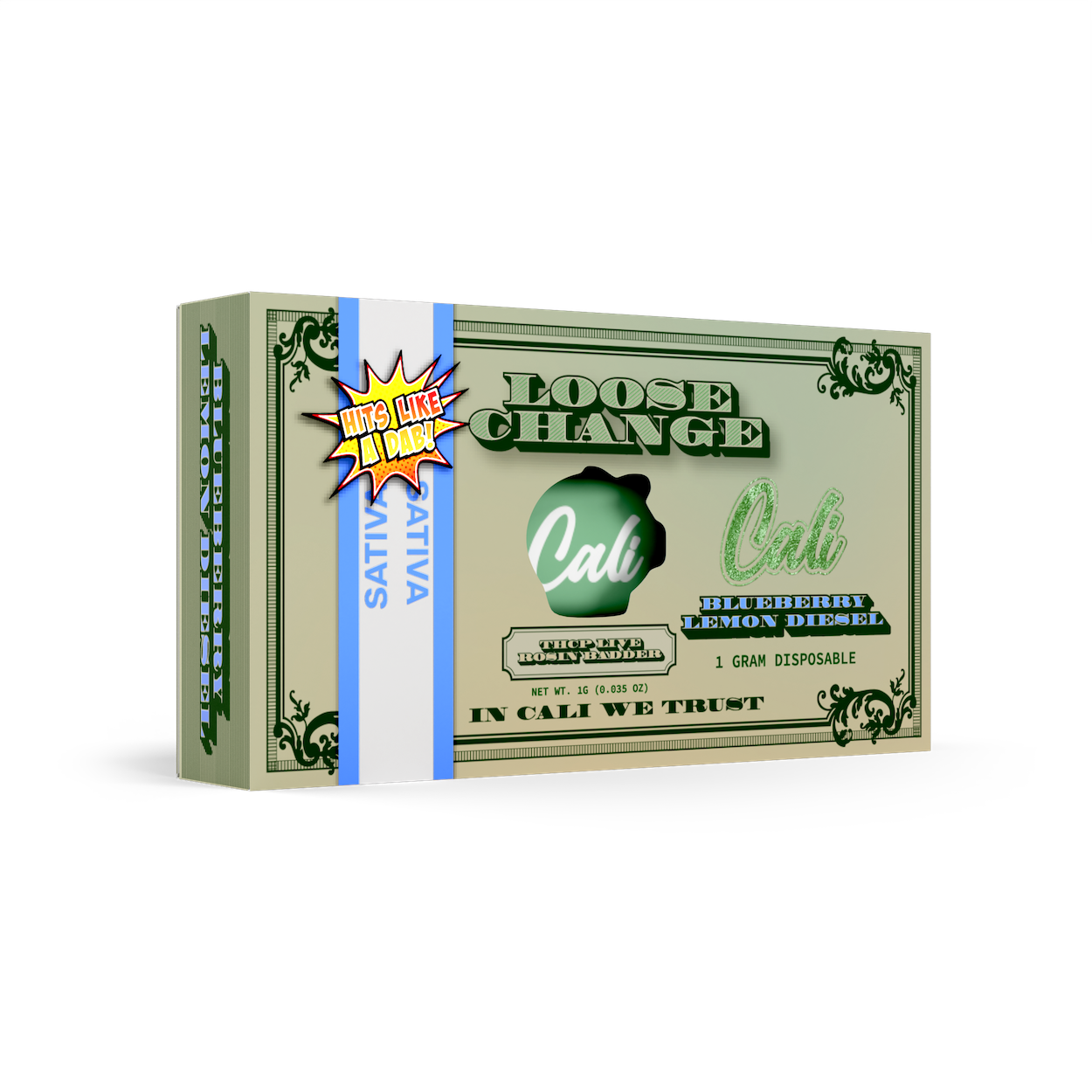 Blueberry Lemon Diesel 1 Gram Disposables – Loose Change (Sativa)