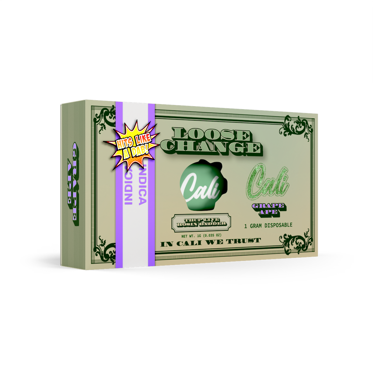 Grape Ape 1 Gram Disposables – Loose Change (Indica)