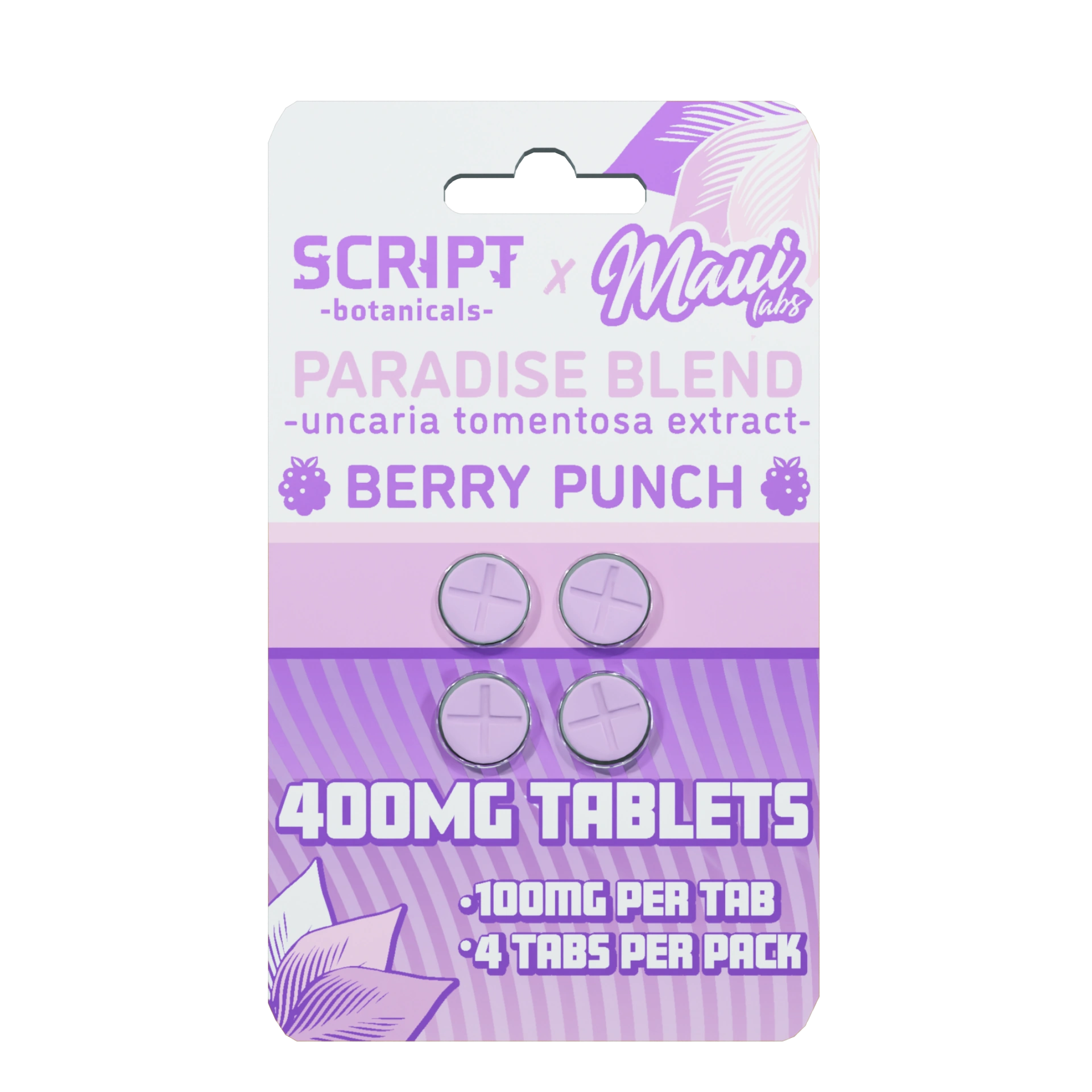 Berry Punch 4-Pack Tablets – SCRIP7 Botanicals
