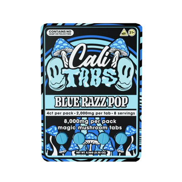 Cali Tabs – 8G Tab – Blue Razz Pop