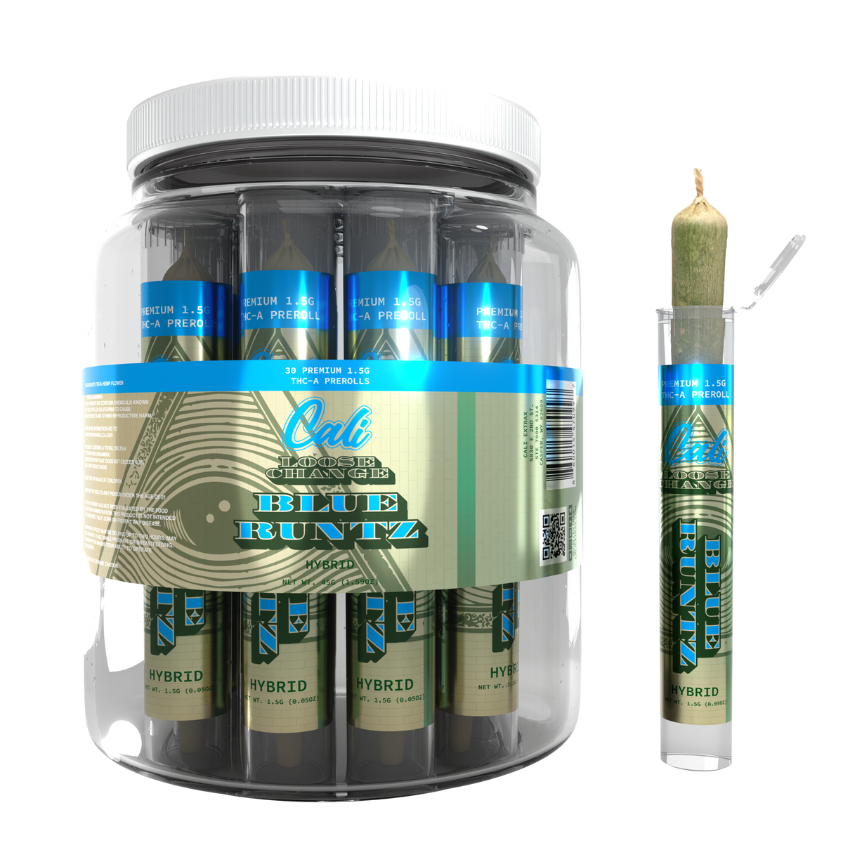 Loose Change - 1.5G Pre Roll - Blue Runtz (30-Pack)