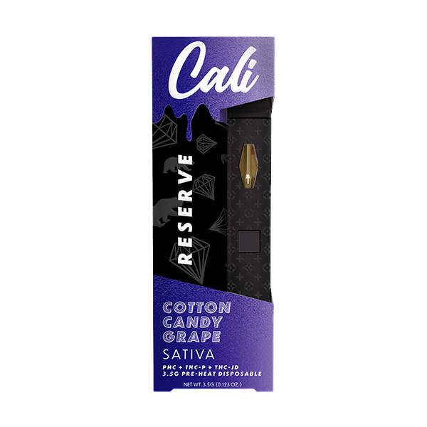 Cotton Candy Grape Pre-Heat Disposable 3.5G – Cali Reserve