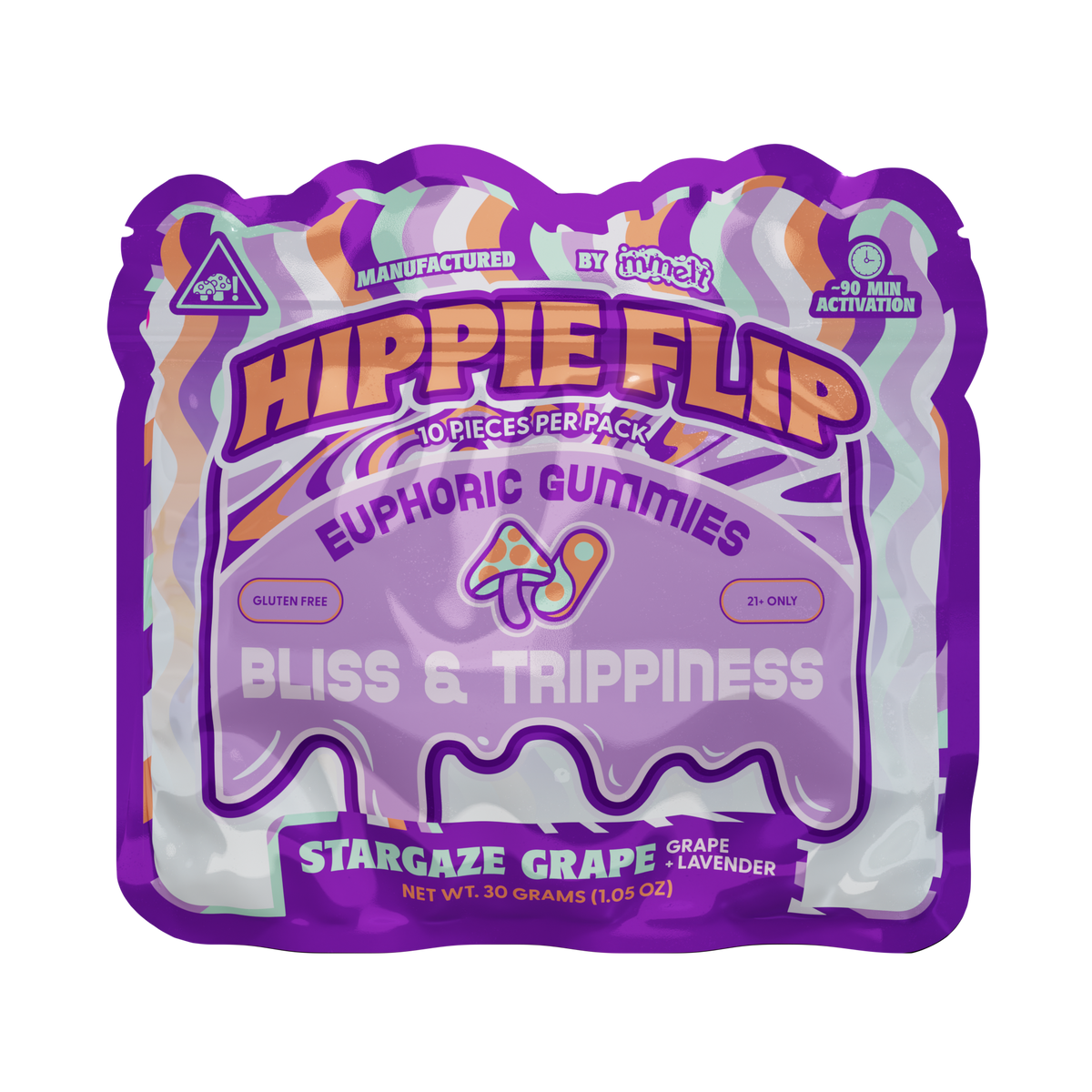 Hippie Flip - 10ct Gummy - Stargaze Grape