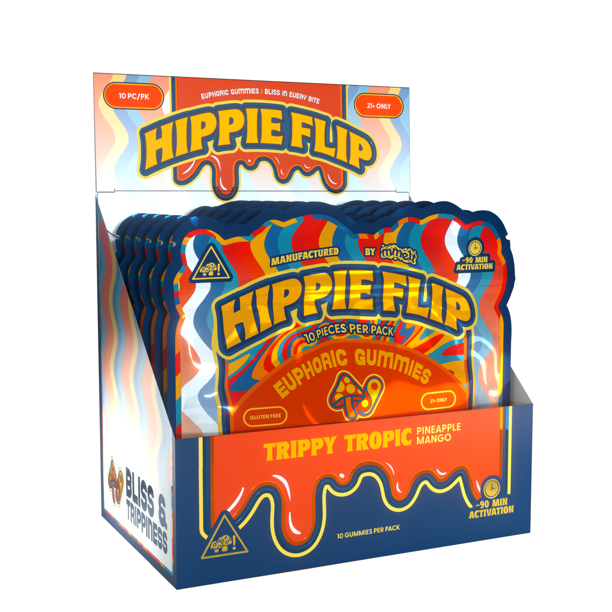 Hippie Flip - 10ct Gummy - Trippy Tropic