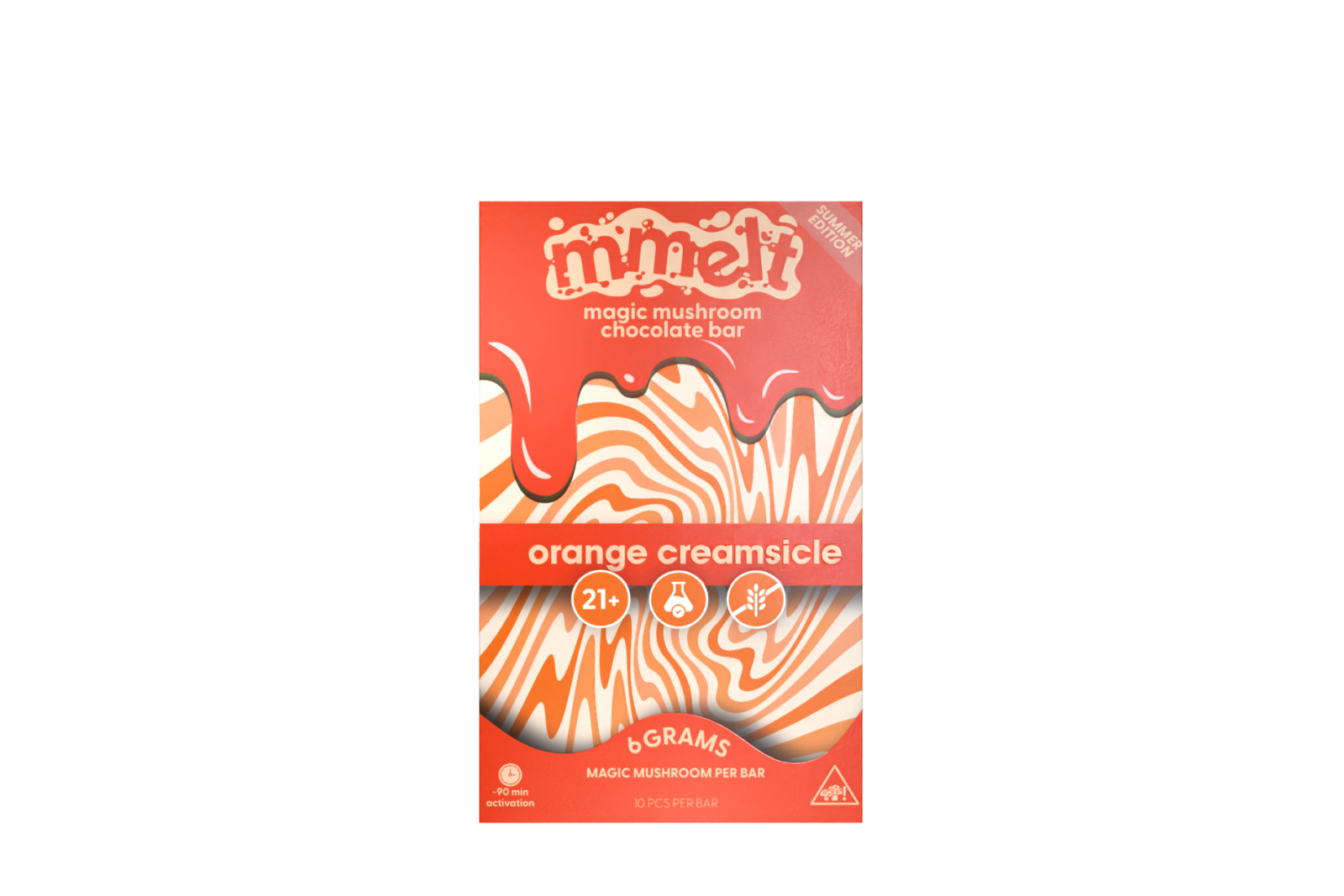 Orange Creamsicle – Mmelt Mushroom Chocolate Bar