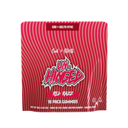 Unhinged 15mg D9/ 15mg CBD Gummies - Red Razz