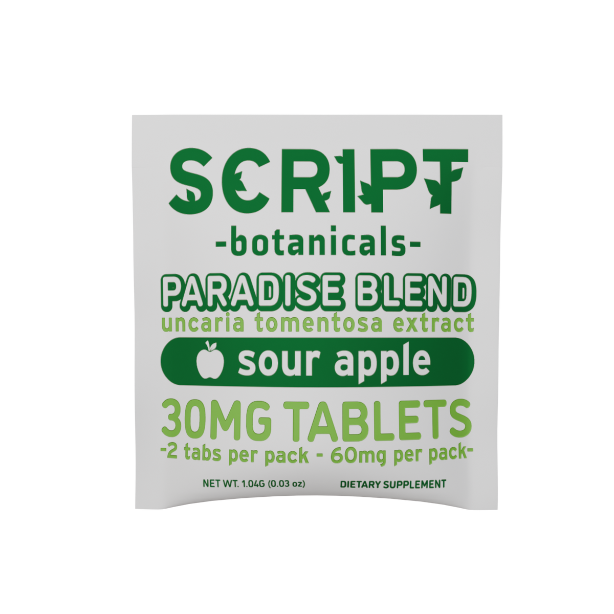 Script Botanical 30mg 2 Pack - Sour Apple