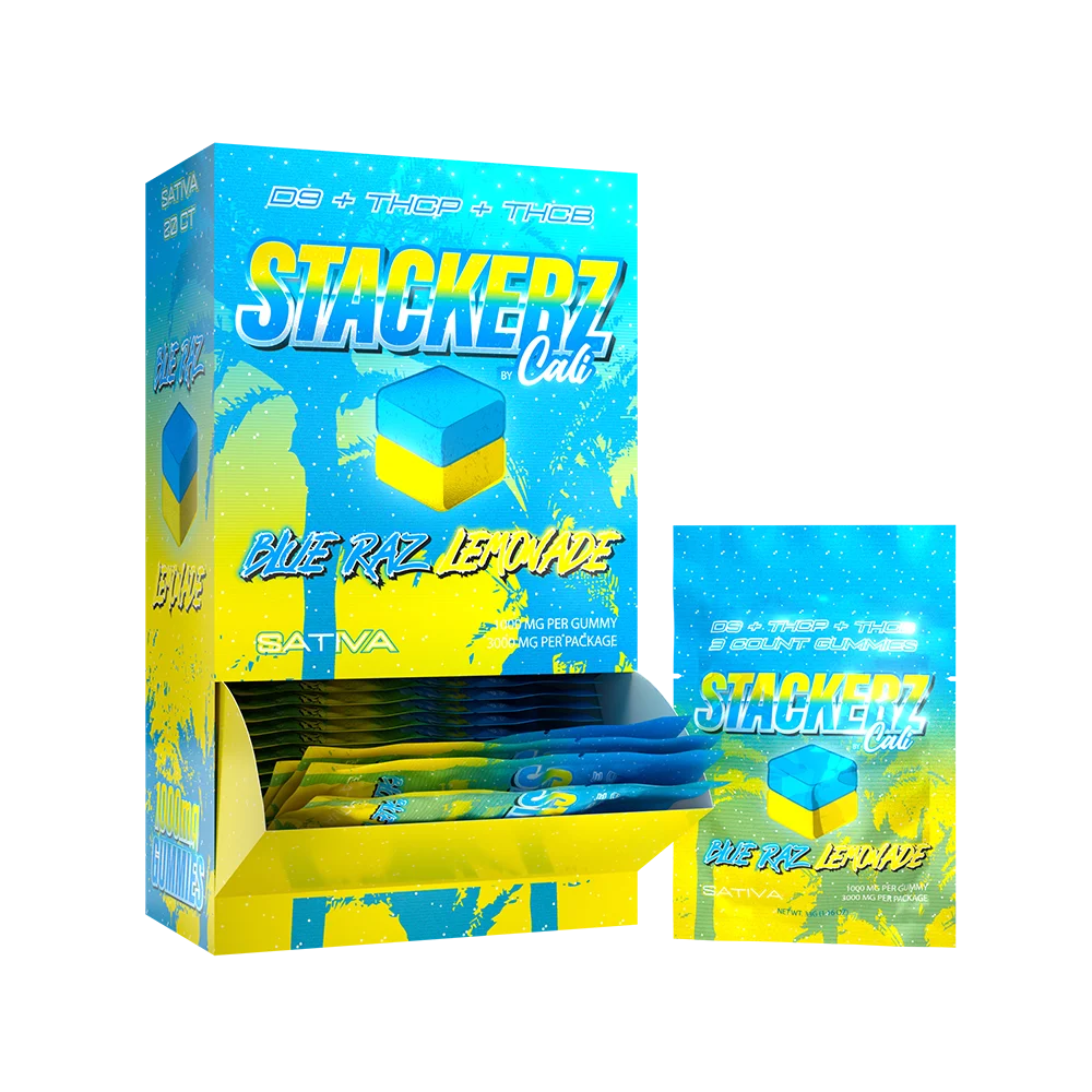 Blue Razz / Lemonade Stackerz Gummies Party Packs – 20ct