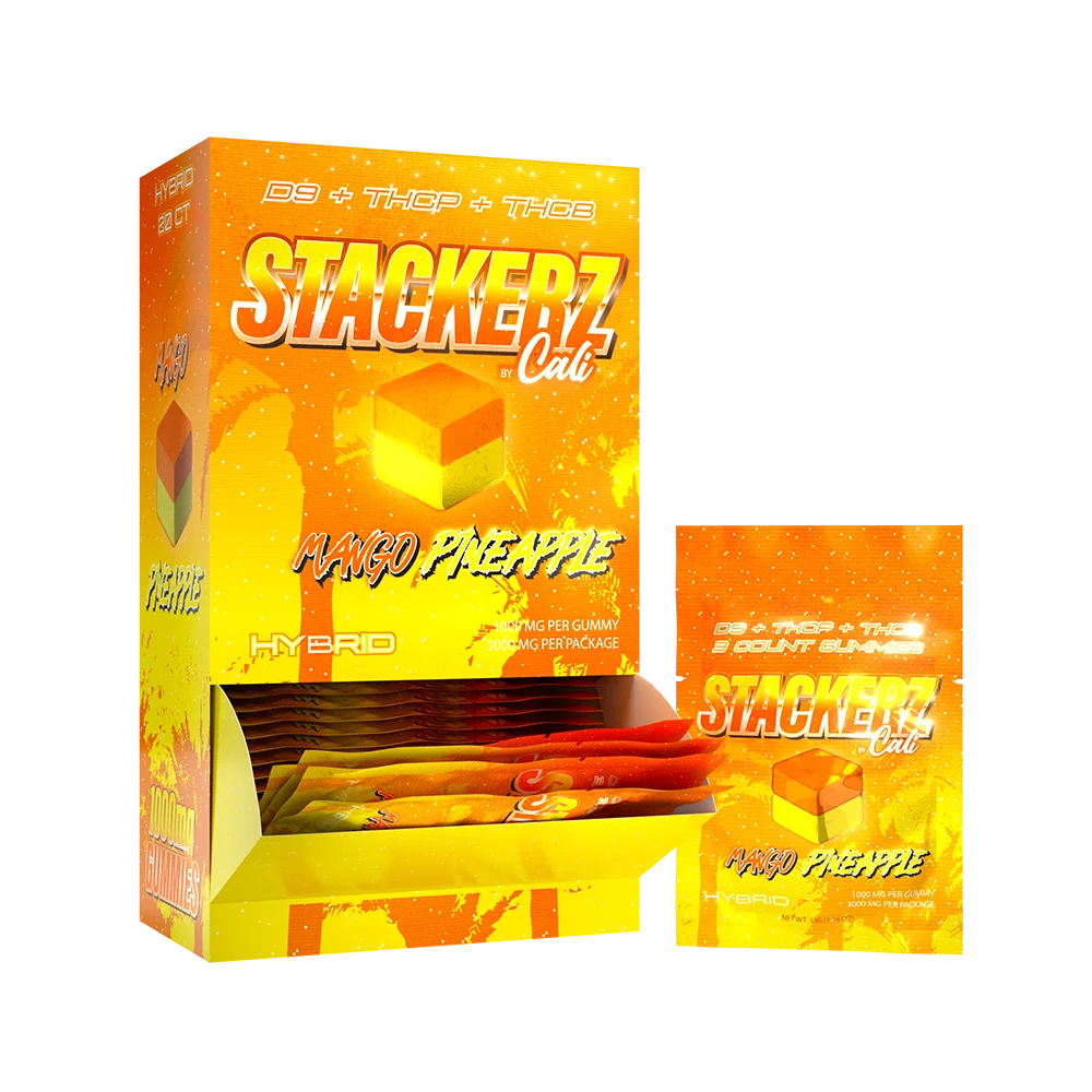 Mango / Pineapple Stackerz Gummies Party Packs – 20ct