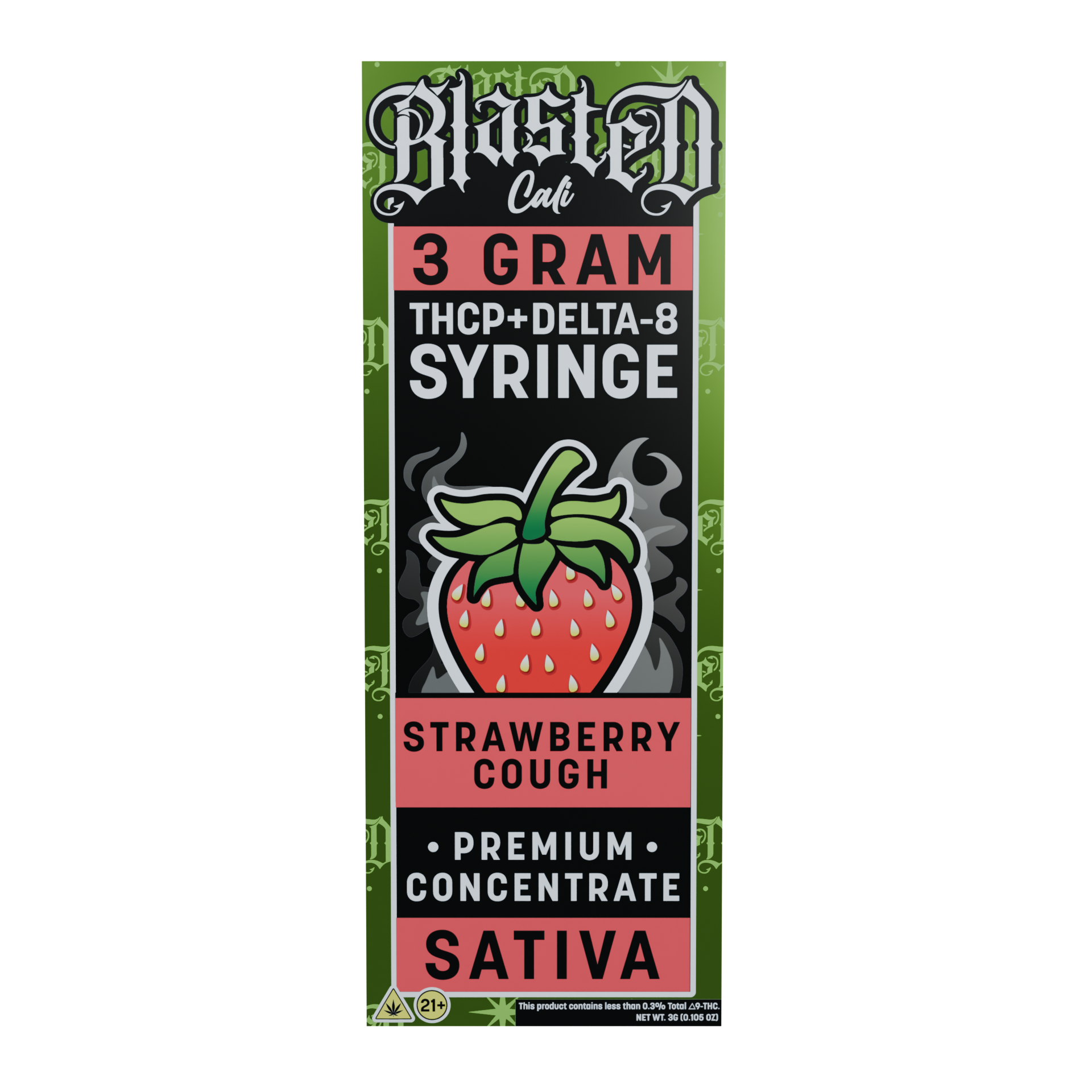 Strawberry Cough THC-P Syringes - Blasted (Indica)