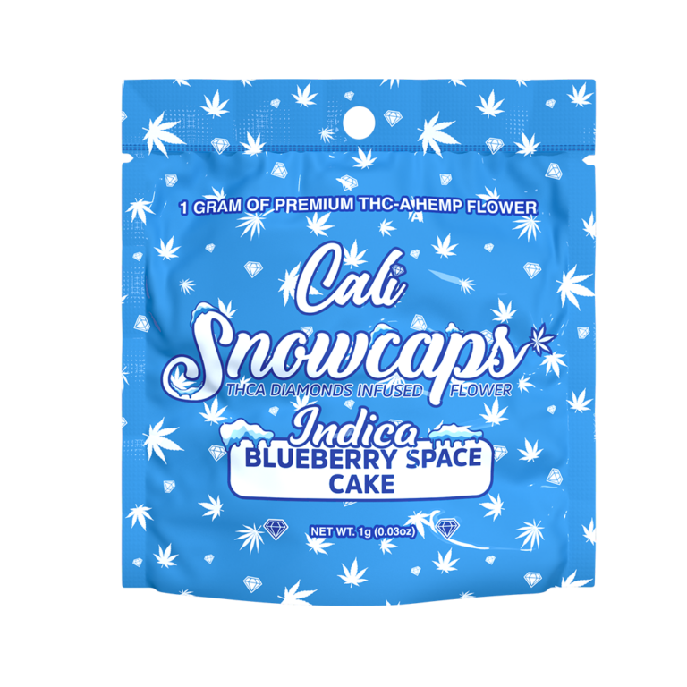 Blueberry Space Cake Flower (Indica) – Snowcaps