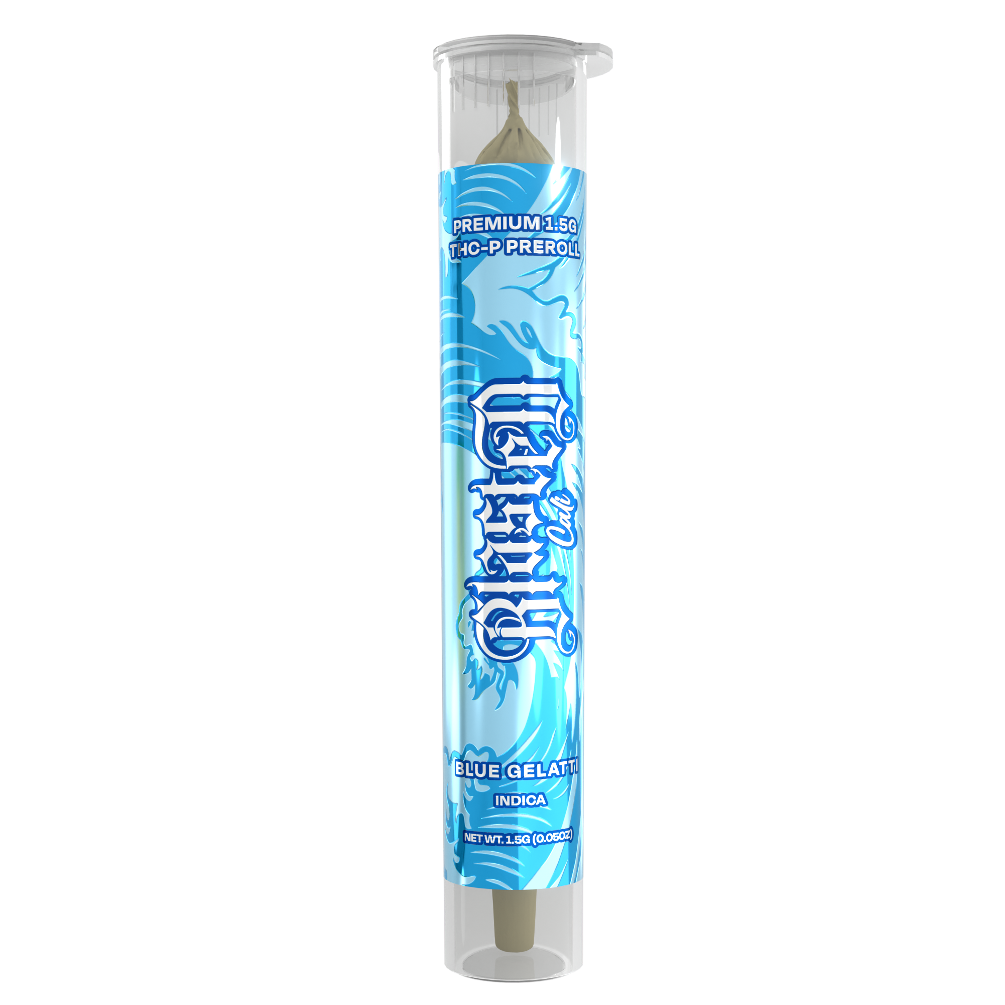 Blue Gelatti THCP Flower Pre Rolls - Blasted (Indica)
