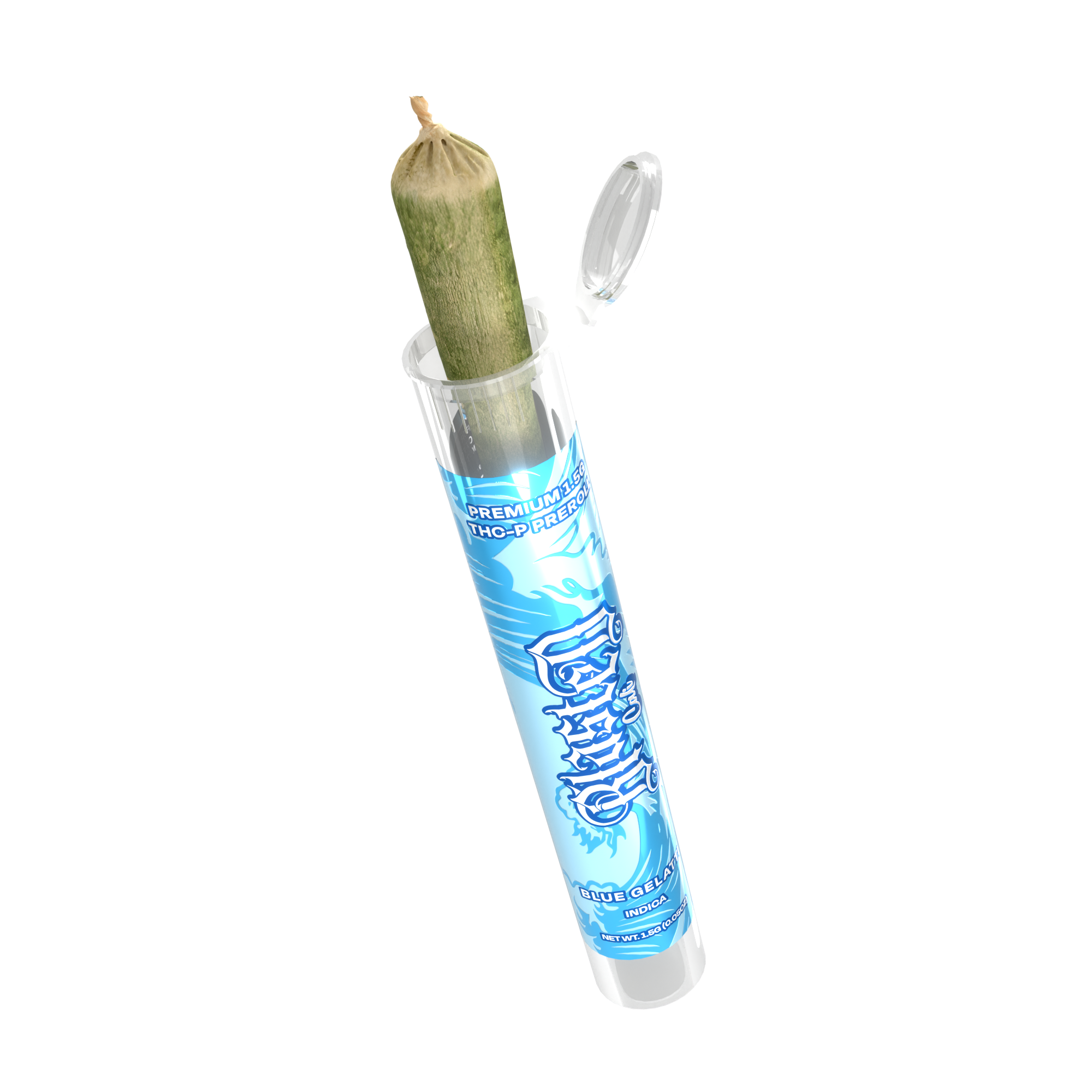 Blue Gelatti THCP Flower Pre Rolls - Blasted (Indica)