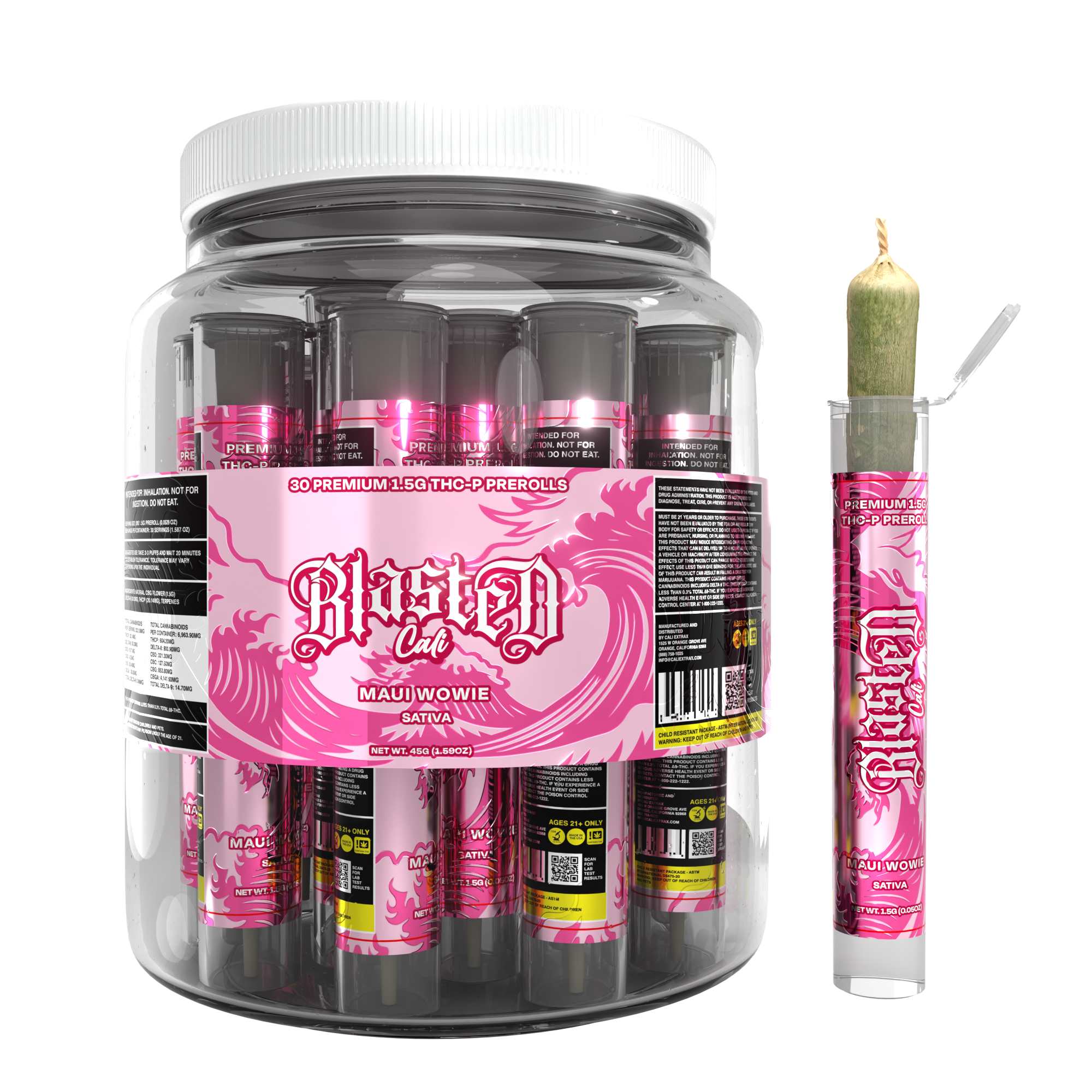 Maui Wowie THCP Flower Pre Rolls - Blasted (Sativa)