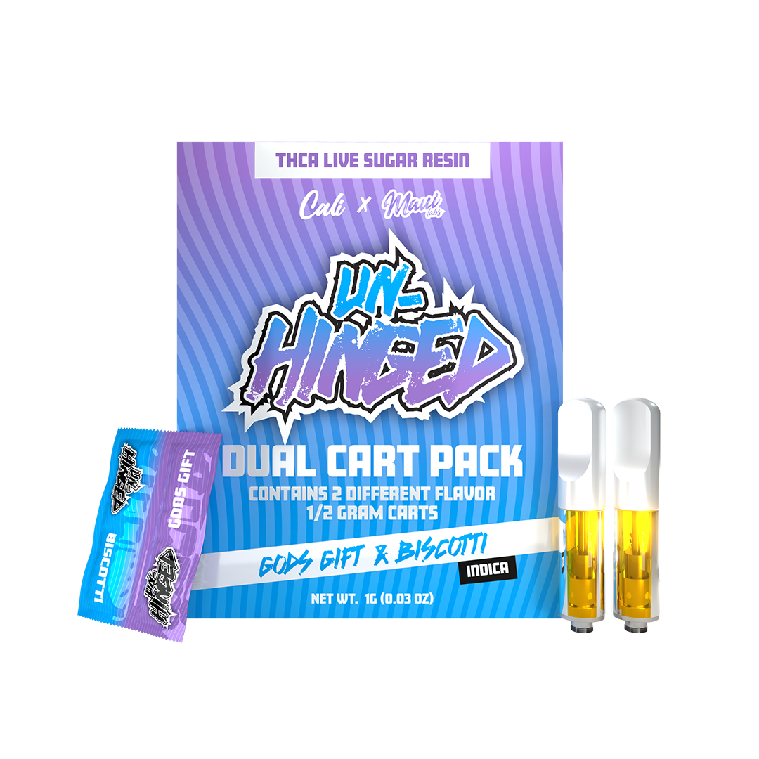 Gods Gift + Biscotti (Indica) Dual Cart – Unhinged