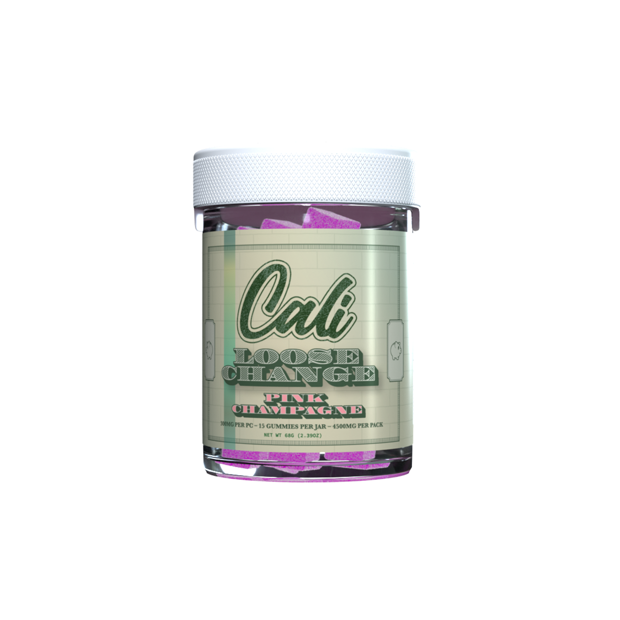 Pink Champagne 4500mg 15 Ct Gummies – Loose Change