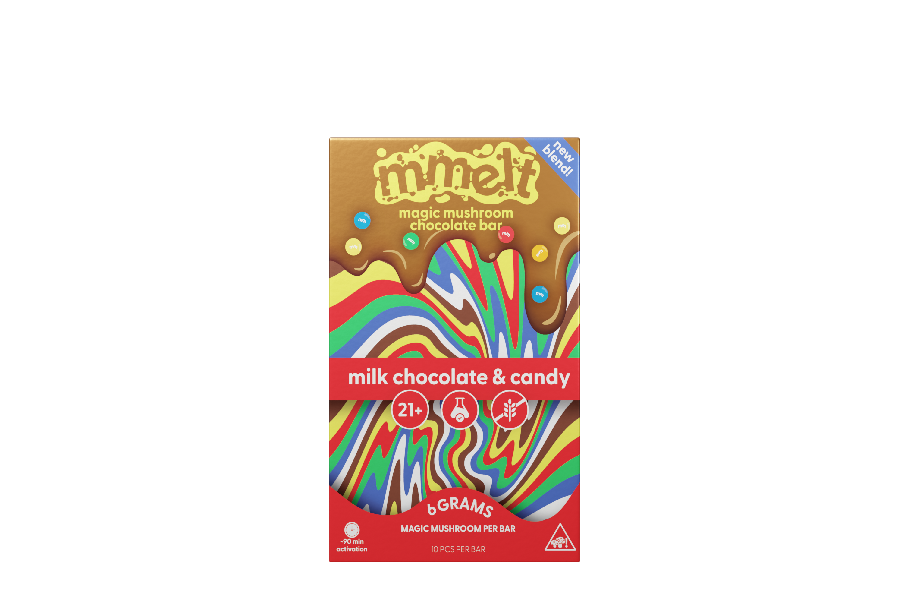 Milk Chocolate & Candy – Mmelt Mushroom Chocolate Bar