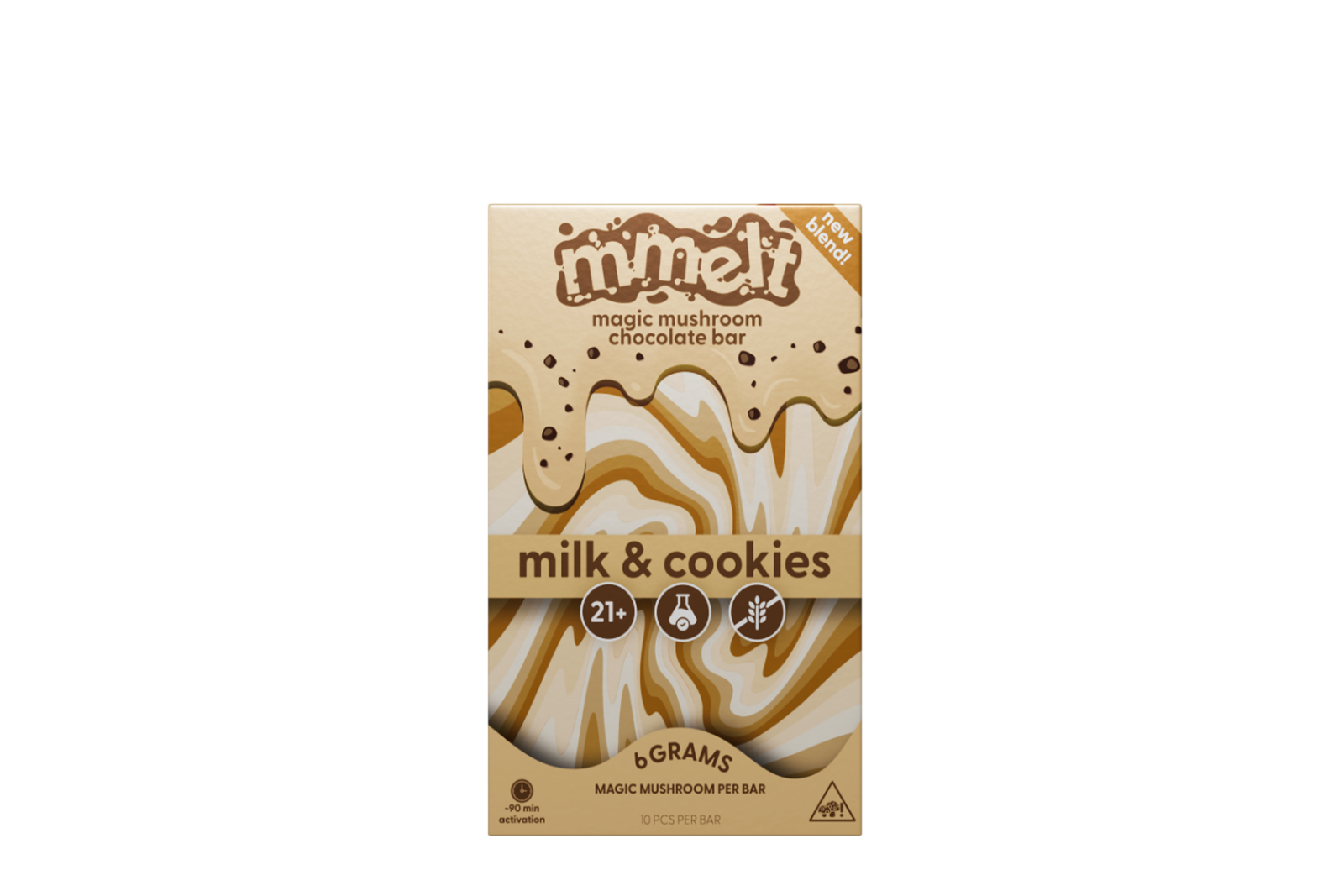 Milk & Cookies – Mmelt Mushroom Chocolate Bar