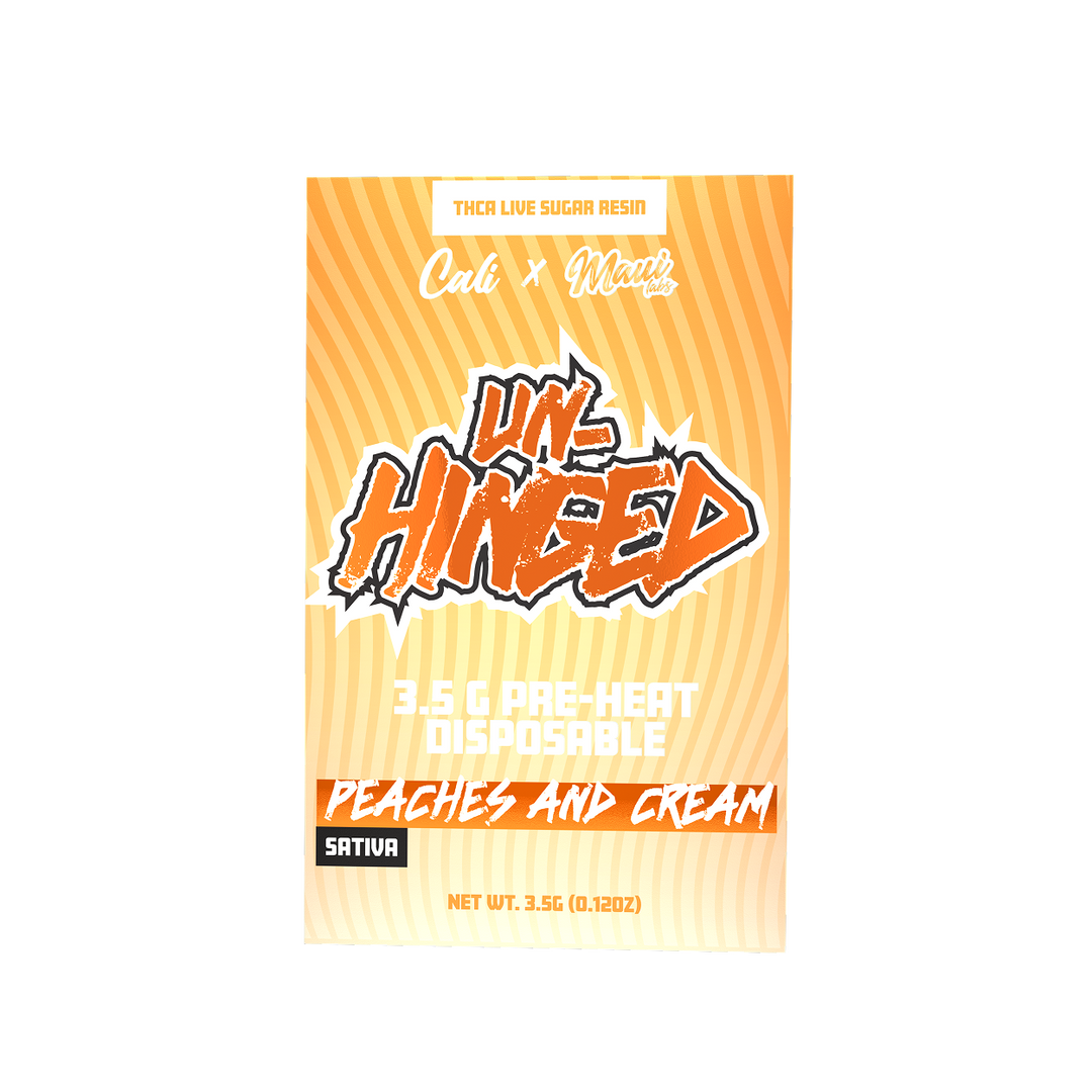 Peaches and Cream THCA Disposable 3.5 Gram – Unhinged