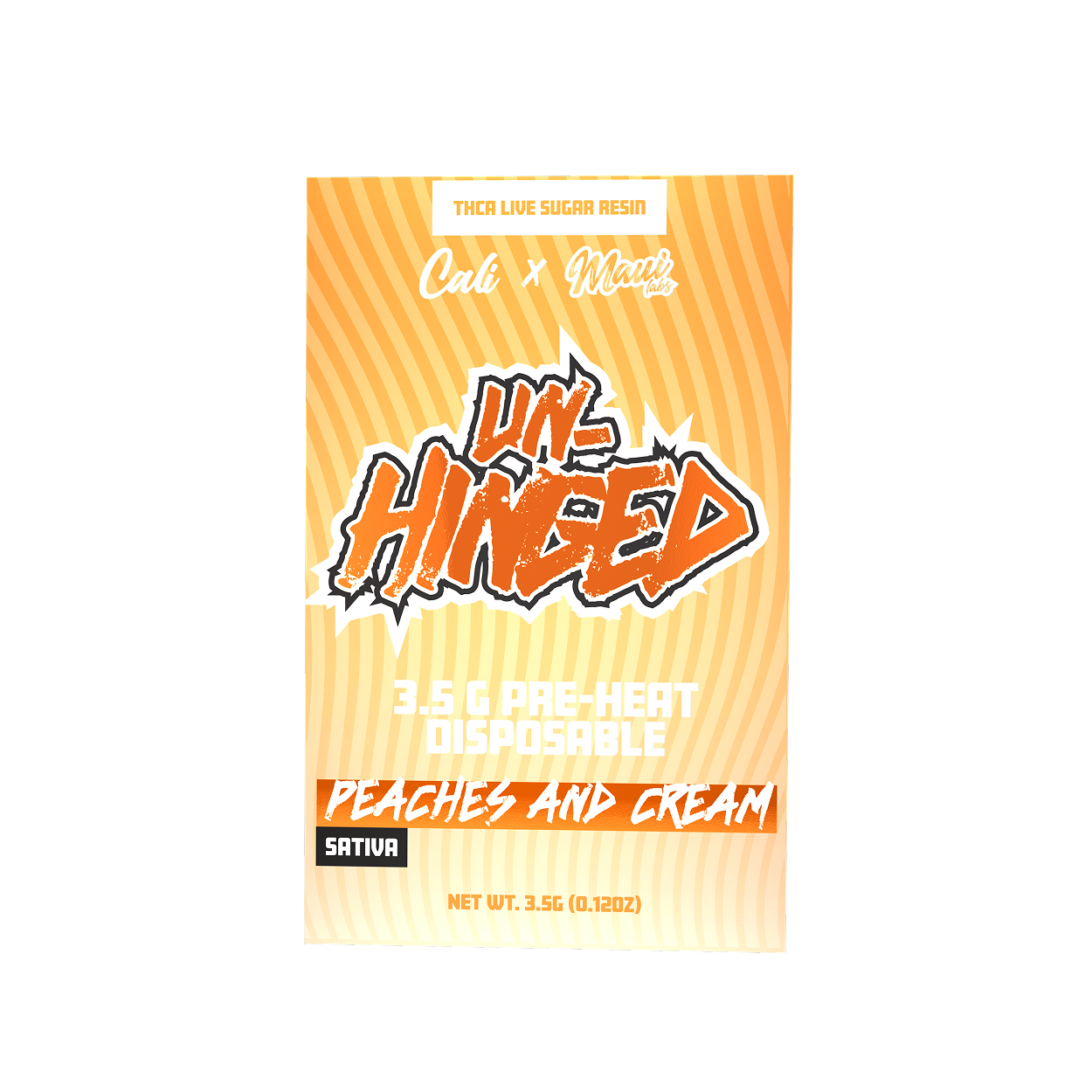 Peaches and Cream THCA Disposable 3.5 Gram – Unhinged