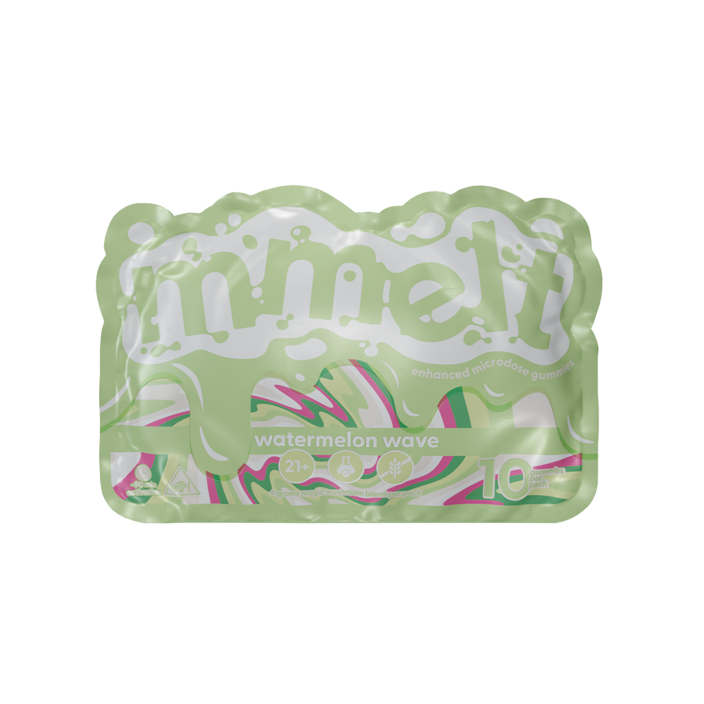 Watermelon Wave – Mmelt Mushroom 10 Ct Gummies