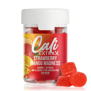 cali extrax - Strawberry Mango Madness Cali Extrax 2500 Gummies