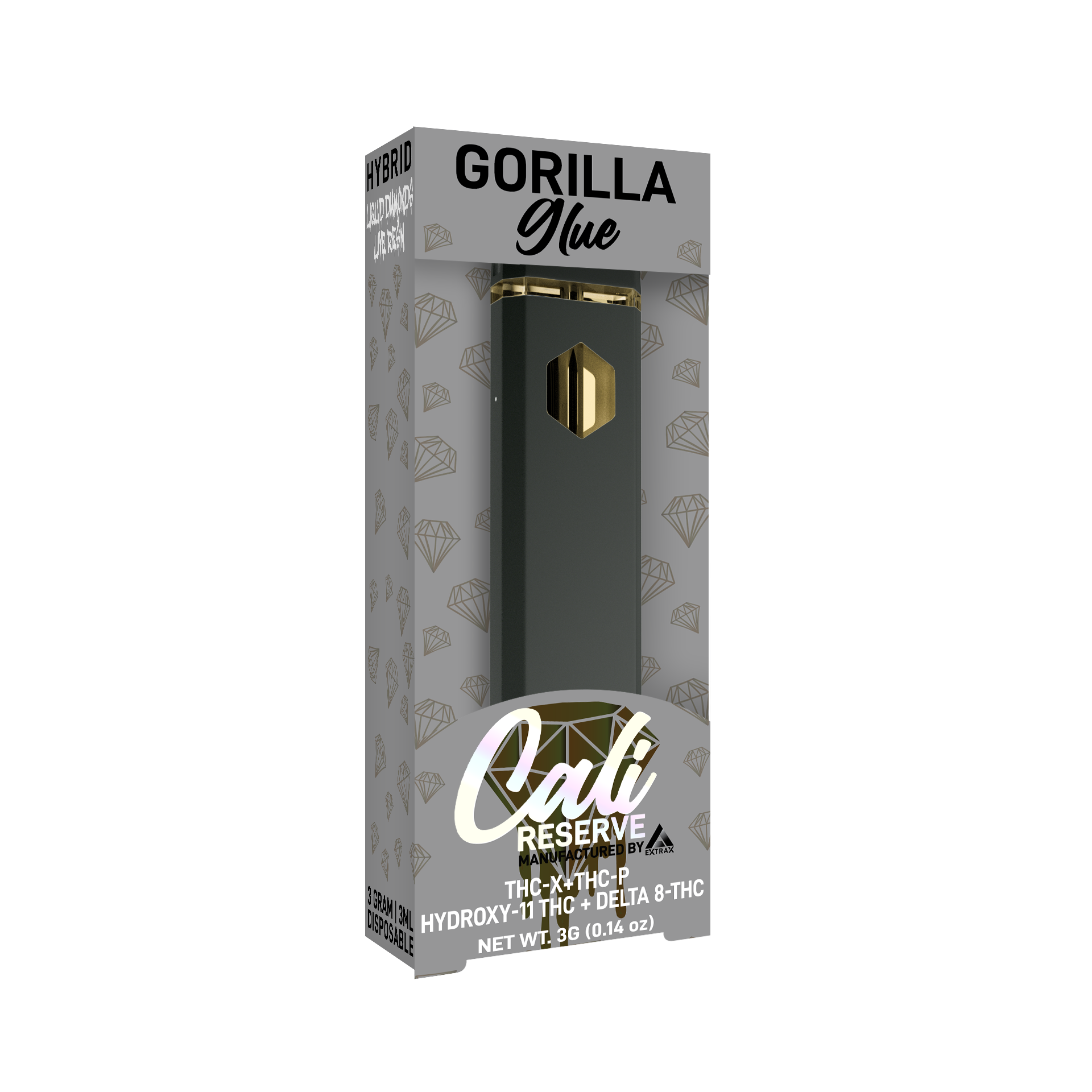 cali extrax - Gorilla Glue Disposable Liquid Diamond 3G - Cali Reserve