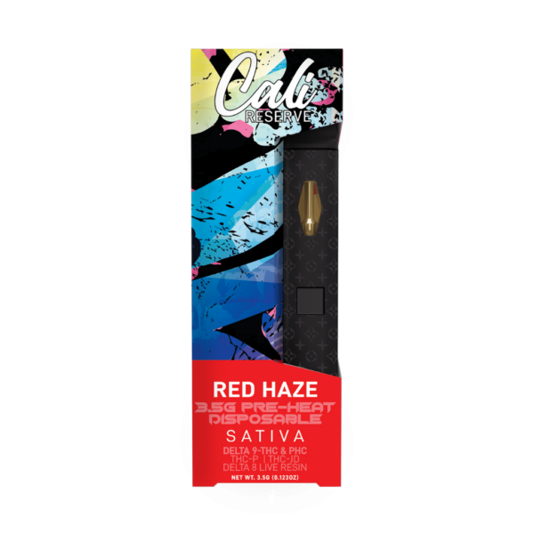 cali extrax - Red Haze Pre-Heat Disposable 3.5G - Cali Reserve