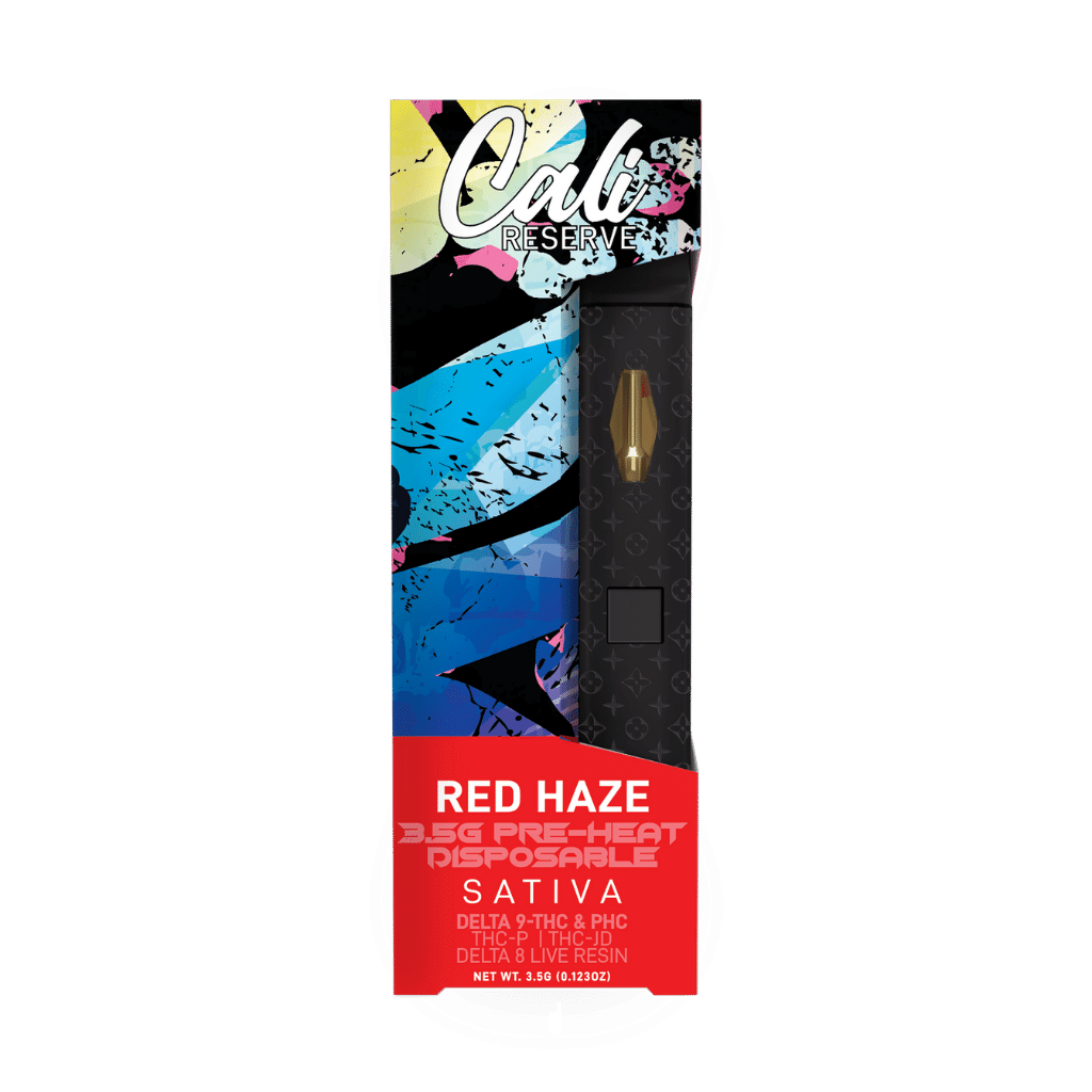 cali extrax - Red Haze Pre-Heat Disposable 3.5G - Cali Reserve