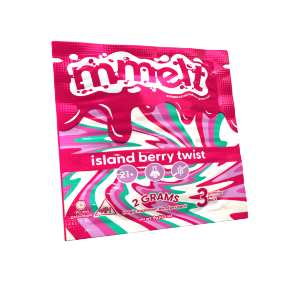 Island Berry Twist - Mmelt Mushroom 3ct Gummies