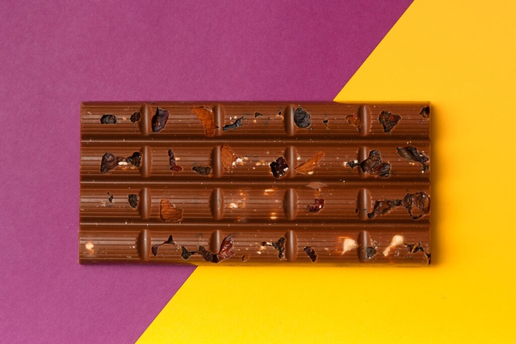 A magic mushroom chocolate bar