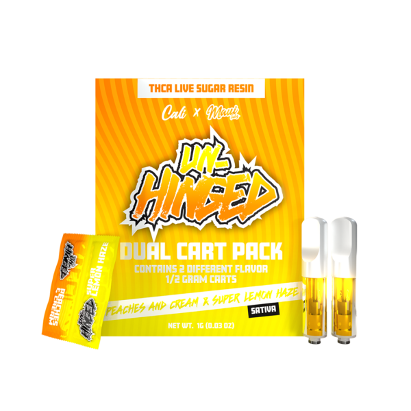 Peaches and Cream + Super Lemon Haze (Sativa) Dual Cart - Unhinged