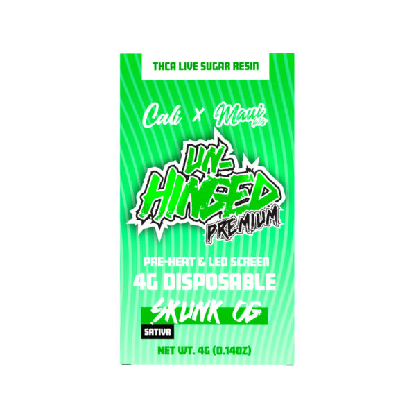 Skunk OG THCA Disposable 4 Gram - Unhinged