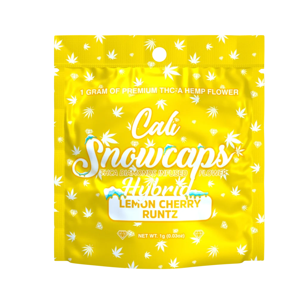CALI SNOWCAPS 1G MYLAR LEMON SINGLE - Delta 8 | Cali Extrax