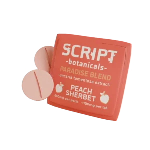 Peach Sherbet 2-Pack Tablets – SCRIP7 Botanicals