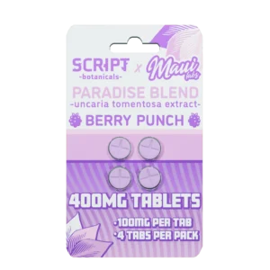 Berry Punch 4-Pack Tablets - SCRIP7 Botanicals