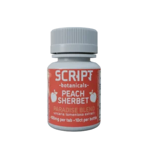 Peach Sherbet 10ct Bottle – SCRIP7 Botanicals