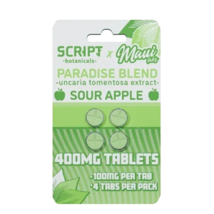 Sour Apple 4-Pack Tablets – SCRIP7 Botanicals